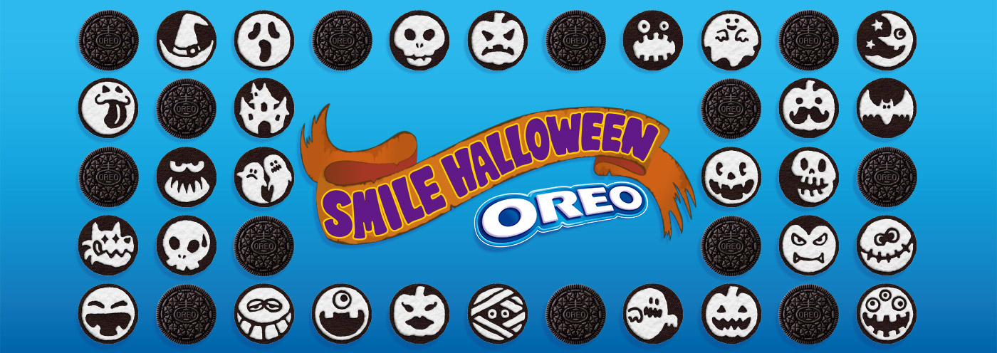 SMILE HALLOWEEN OREO